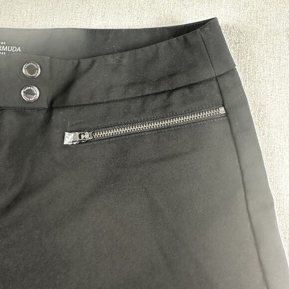 WHITE HOUSE BLACK MARKET Women’s 12” Black Bermuda Shorts~~Size 8 NWOT - Picture 3 of 12